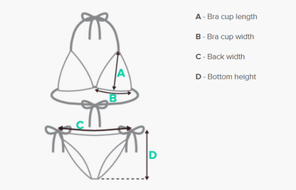 The Tropic Bikini - Recycled String Bikini